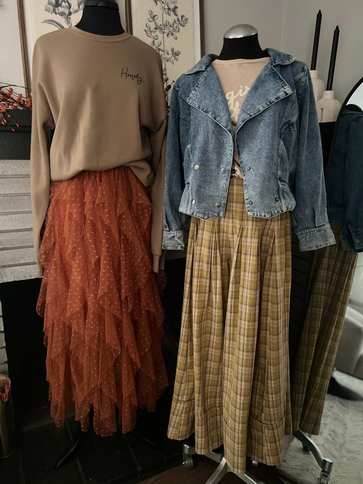 Rust Asymmetrical Maxi