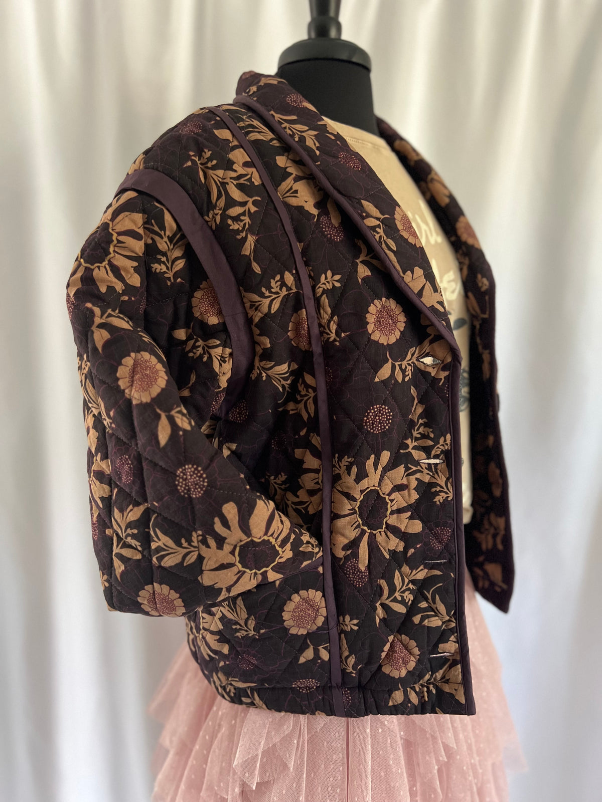 Quilted Floral Jacket