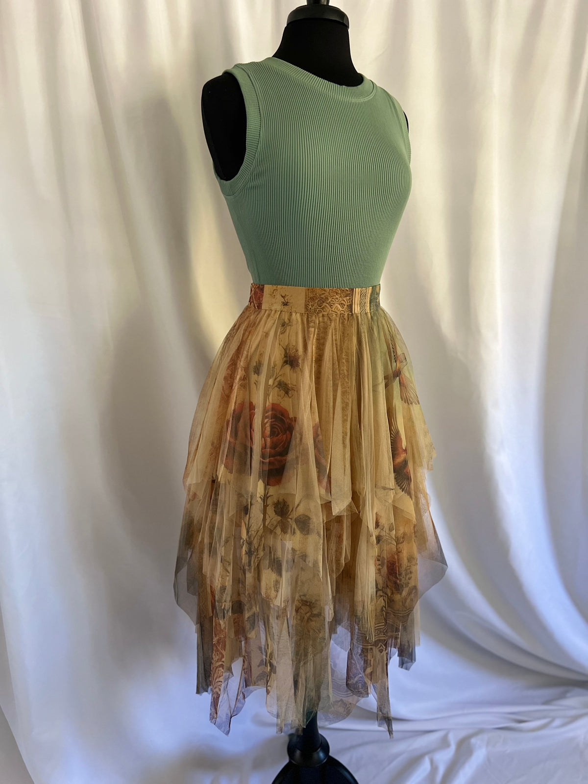 Vintage Bird Tulle