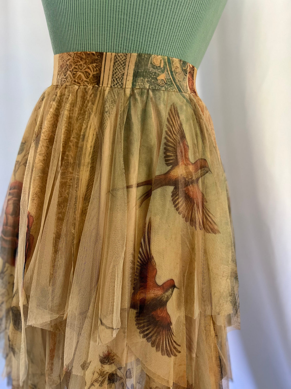 Vintage Bird Tulle