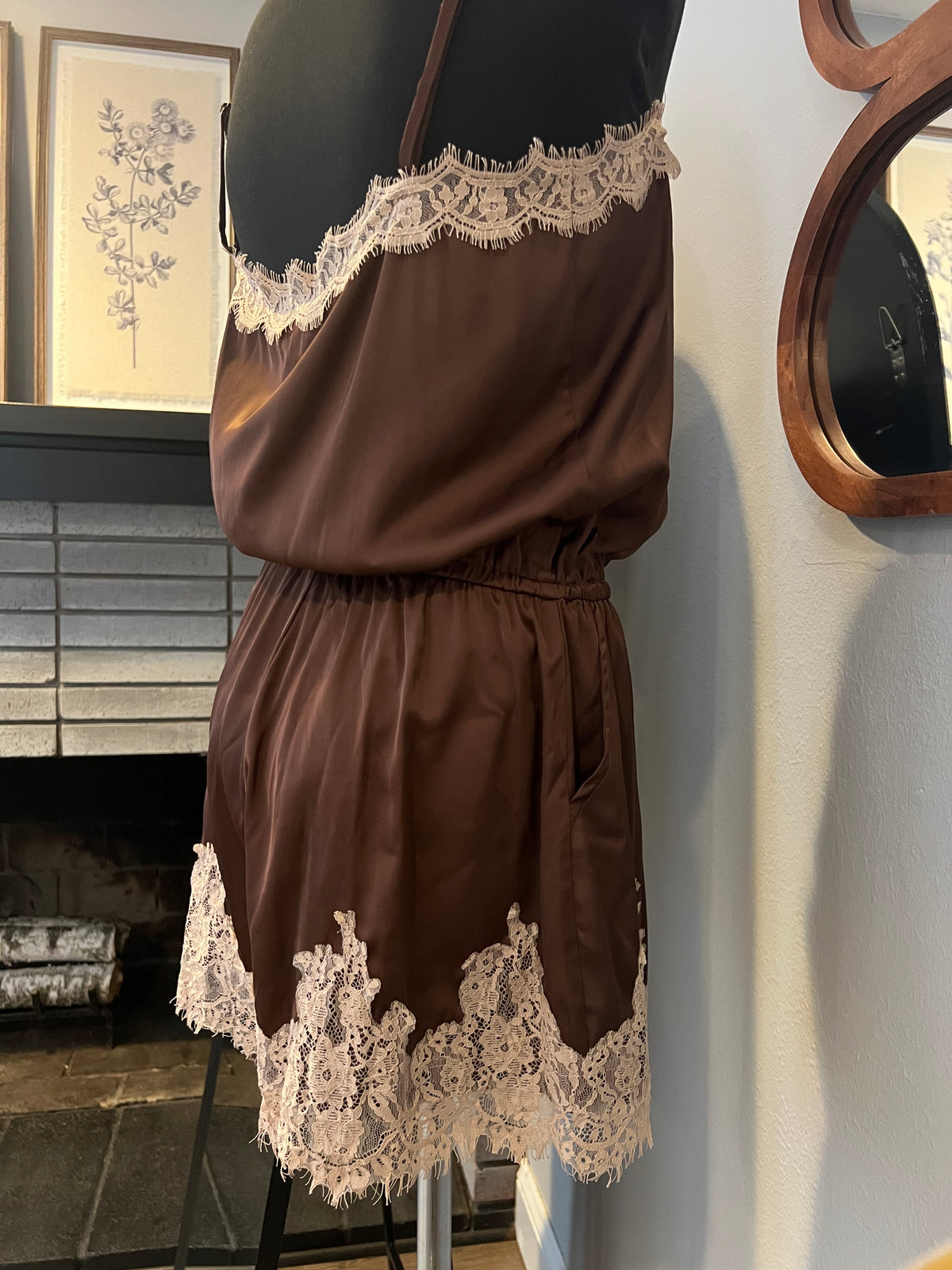 Satin Romper