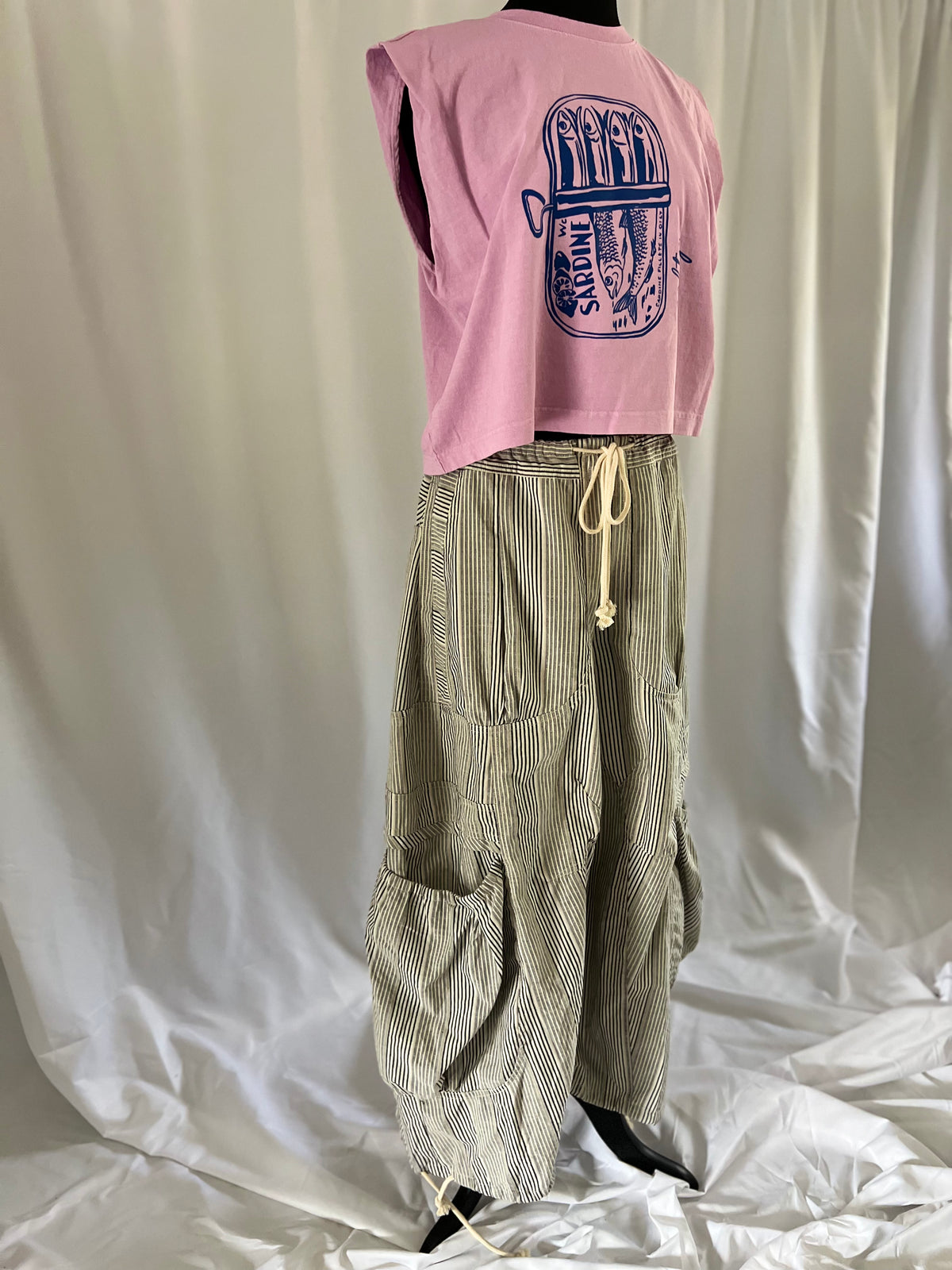 Low-Rise Parachute Pants