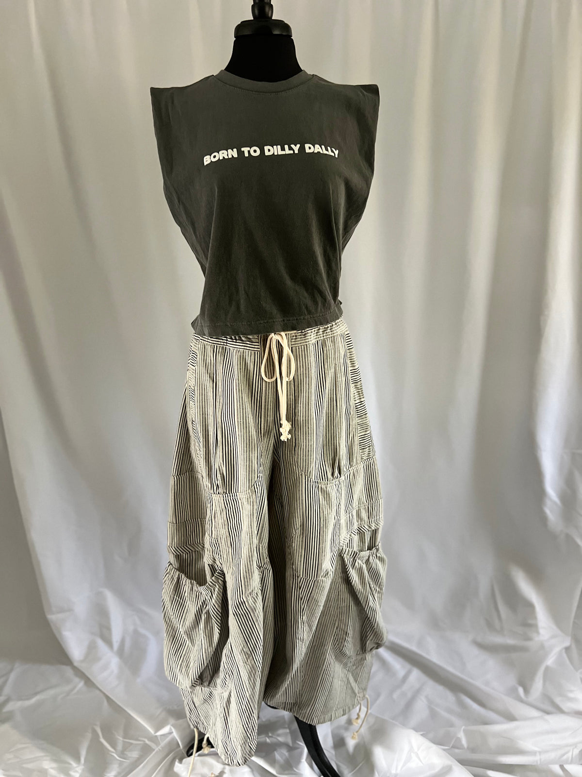 Low-Rise Parachute Pants