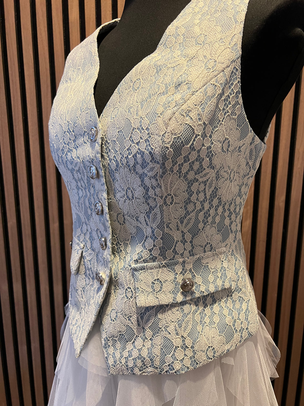 Floral Lace Vest